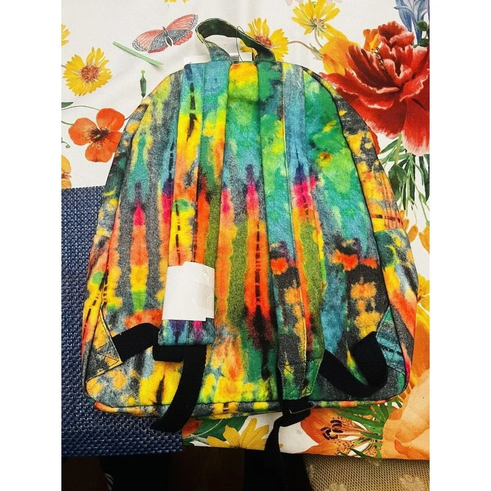 POLO Ralph Lauren Canvas Tie Dye Canvas Backpack Adult Bookbag MSRP $148